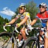 Kim Kirchen und Frank Schleck w�hrend der f�nften Etappe der Tour de Suisse 2009